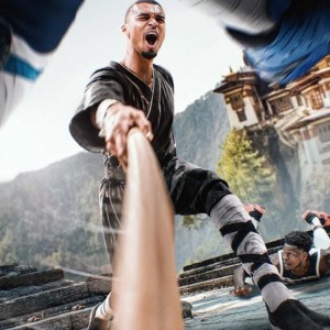 五郎八卦棍，外媒G5赛后晒出文班亚马少林武僧海报